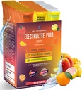 KEY NUTRIENTS 40 Pack Multivitamin Hydration Packets for Recovery - 5 Delicious Flavors - Electrolytes Powder Packets No Sugar - No Calories, Gluten Free, Keto - 40 Servings - Made in USA