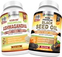 FRESH HEALTHCARE Ashwagandha KSM 66 and Black Seed Oil - Bundle
