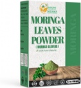 Herbs Botanica Moringa Leaf Powder Leaves oleifera Pure Premium Indian Powder Natural Fresh Morning Drink Vitamins and Immune Vitamin Superfoods 5.3oz Pack
