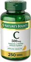 Nature's Bounty Pure Vitamin C 500 mg Tablets 250 Tablets (Pack of 6)
