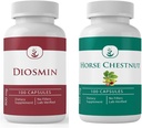 PURE ORIGINAL INGREDIENTS Diosmin and Horse Chestnut Bundle, Always Pure, No Additives or Fillers
