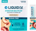 Liquid I.V.® Hydration Multiplier Sugar-Free - White Peach | Electrolyte Powder Drink Mix | 1 Pack (14 Servings)