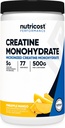 Nutricost Creatine Monohydrate Powder (Pineapple Mango, 500 Gram) - Micronized Creatine Supplement - Vegan, Non-GMO, Gluten Free