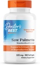 Doctor's Best Saw Palmetto 320 Mg Softgels, 180 Count