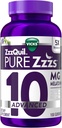 ZzzQuil Pure Zzzs Advanced Melatonin Gummies, Sleep Aid with Chamomile & Lavender for Adults Berry Flavored, 100 Count