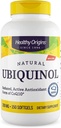 Healthy Origins Ubiquinol (Active Form of CoQ10), 200 mg - Kaneka Ubiquinol Supplements for Heart Health & Antioxidant Support - Gluten-Free & Non-GMO Supplement - 150 Softgels