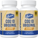 Liposomal CoQ10 Ubiquinol 600mg Softgels | Superior Absorption Ubiquinol CoQ10 Supplement | Powerful Active Antioxidant Form of Coenzyme Q10 | Heart Function & Energy Production | 120 Softgels
