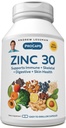 ANDREW LESSMAN Zinc 30mg - 180 Capsules - Highly absorbable Zinc Citrate. Supports Immune, Skeletal, Digestive and Skin Health. Small Easy to Swallow Capsules. No Additives