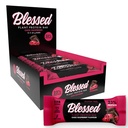 Blessed Vegan Protein Bars - Plant Based Protein Bars Low Calorie High Protein Meal Replacement Bar - Dairy Free, Nutritious Vegan Snacks - 12 Pack Chocolate Raspberry