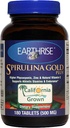 Earthrise Spirulina Gold Plus 500mg Tablet 180 counts, Natural Premium Spirulina from California- Vegan, Gluten Free, Keto Friendly, Non -GMO Super Food high in vitamins & minerals.