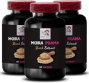 Focus Support - MUIRA PUAMA BARK EXTRACT - Plant-Driven Lift, Power Surge, Herbal Energy, Botanical Drive, Everyday Vitality, Balanced Energy, Energy Source, Dynamic Recharge 3 Bottles 180 Capsules