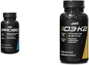 ProBio JYM 30 Billion CFU Probiotic with JYM D3 5000iu + K2 100mcg Vitamins, Gut, Bone, Cardio, Immune Health