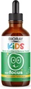 BIORAY Kids NDF Focus, Citrus - 4 fl oz - Supports Cognitive Function, Enhances Clarity & Promotes Steady Energy Levels - Non-GMO, Vegetarian, Gluten Free - 2-4 Month Supply