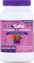 C-Salts Vitamin C Powder Supplement - 100% Pure High Dose Buffered Vitamin C Powder for Immune Support - Organic, Sugar-Free, Vegan, Non-GMO, Stomach-Friendly, Mixed Berry 8oz