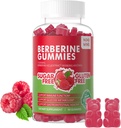 Berberine Gummies with Ceylon Cinnamon 1500mg High Potency Berberine HCL Supplement for Immune and Metabolism Support, Sugar Free Organic Berberine Gummies Raspberry Flavor.