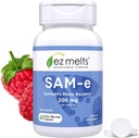 EZ Melts Dissolvable SAM-e Supplement 200 mg, Sugar-Free, 1-Month Supply - 1 Pack