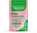 Smart Eats Electrolytes Powder - 18mg Gentle Iron, 725mg Electrolytes, 6 Vitamins to Boost Absorption, Sugar Free, Simple Ingredients, Fruit Punch Flavor - 30 Scoops