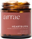 Arrae Heartburn & Acid Reflux Relief | Natural Alginate Therapy+Herbs for GERD, Indigestion, LPR | Quick and Long-Term Digestive Support, 60 Capsules