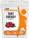 BulkSupplements.com Tart Cherry Powder - Fruit Powder, Tart Cherry Supplements - Antioxidant Source, Gluten Free & No Added Sugar, 2g per Serving, 1kg (2.2 lbs) (Pack of 1)