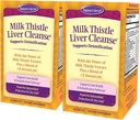 Nature's Secret Milk Thistle Liver Cleanse - Supports Healthy Liver Function & Detoxification -18 Botanical Blend Turmeric, Dandelion, Beet, & Artichoke - Natural Powerful Antioxidant (Pack of 2)