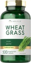 Carlyle Wheat Grass Supplement | 500 Vegetarian Caplets | Non-GMO, Gluten Free Superfood