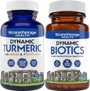 Stonehenge Health Dynamic Turmeric, Dynamic Biotics Probiotic: Joints and Digestion Support Bundle