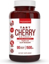 Tart Cherry Extract Capsules with Celery Seed Extract and Bilberry for Joint Support, Muscle Recovery, and Uric Acid Flush Support, Made in The USA - 90 Tart Cherry Capsules