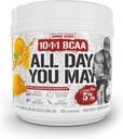 5% Nutrition Rich Piana AllDayYouMay BCAA Powder | Premium Intra & Post Workout Amino Acids, Hydration, Endurance, Muscle Recovery, Joint & Liver Support | 15.87 oz, 30 Servings (Push Pop)