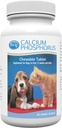PetAg Calcium Phosphorus Tablets - 50 Tablets - Daily-Use, Chewable Supplement for Dogs & Cats 12 Weeks and Older - Fortified with Vitamin D