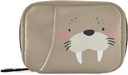 Cute Sea Lion Pill Box 7 Day Pill Case Bag Travel Pill Organizer Bag with Zipper Pill Bag Portable Weekly Case Compact Size for Vitamin Supplement Holder