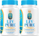(2 Pack) Liv Pure, Liv Pure Reviews, Liv Pure Pills, Liv Pure Pills Reviews, Livpure Pills, Livpure, Liv Pure Capsules Liver Pills, Liv Pure 120 Capsules for 60 Days.