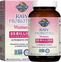Garden of Life Raw Probiotics for Women - 85 Billion CFU Probiotic for Vaginal Probiotics with Vitamins, Minerals, Enzymes - 90 Capsules, Womens Probiotic Supplement for Digestive and Immune Health