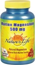 Nature's Life Marine Magnesium 500mg | Healthy Digestion & Regularity Formula with Magnesium Hydroxide from Northern Sea Waters | 100 Vegetarian Caps