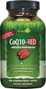 Irwin Naturals CoQ10-RED with Nitric Oxide Booster & MCTs – 60 Liquid Soft-Gels – Heart & Energy Support