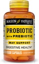 MASON NATURAL Probiotic with Prebiotic, 40 Day Supply for Normal Digestive Function & Improved Gut Health, 40 Veggie Capsules