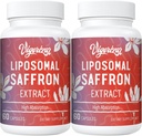 Saffron Supplements - 100% Pure Saffron Extract 88.5 mg, Maximum Absorption, Better Bioavailability, Liposomal Supplements for Mood, Focus & Vision - 120 Vegan Capsules, Made in USA