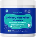 Urinary Guardian for Dogs and Cats - Supports Kidney, Adrenal Fatigue, Bladder, Urethers, Urethra, Vegan Bacon Flavor (117g) (Vitamin A)