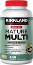 Kirkland Signature Adult 50+ Multi Vitamins & Minerals, 400 Tablets (2 Pack)