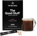 For Wellness The Good Stuff Focus – Mocha Coffee Booster | Nootropic Collagen Creamer with MCTs for Focus, Energy & Wellness | Non-Dairy, Keto-Friendly, 30 Servings