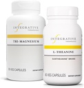 Integrative Therapeutics Bundle with L-Theanine, 60 Capsules & Tri-Magnesium, 90 Capsules - L-Theanine to Support a Relaxed State* - Tri-Magnesium for Heart & Bone Health*