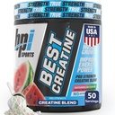 BPI Sports Best Creatine - Creatine Monohydrate Powder for Men & Women, Himalayan Salt - Strength, Pump, Muscle Growth, Muscle Definition - No Bloat - Watermelon Cooler - 50 servings - 10.58 Ounce