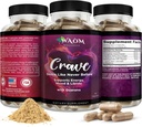 Crave – Women’s Desire Booster with Maca, Ashwagandha & L-Theanine – Natural Energy, Mood & Hormone Balance Support – 60 Vegan Capsules