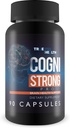 Cogni Strong Pro - Brain Health Support Supplement for Memory, Focus, Clarity, & Mood - Brain Health Supplements for Adults with Ginseng, Turmeric, Green Tea, & Vitamin D - Nootropic Brain Booster