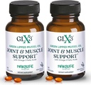 GLX3 Joint Support Extra Strength Omega-3 Supplement | Premium New Zealand Green Lipped Mussel Oil - Comfort, Flexibility, Muscle Recovery - ETA EPA DHA Omega 3 Capsules 2 Month