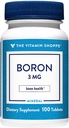 The Vitamin Shoppe Boron 3MG, Well Absorbed Form Chelated (100 Tablets)