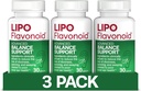 Lipo-Flavonoid for Vertigo & Dizziness Relief - Clinically-Tested Formula with Ginkgo Biloba, Vitamin D, & Vitamin B Complex - Inner Ear Health & Balance Support - 30 Capsules - (Pack of 3)