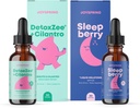 JoySpring DetoxZee Cilantro and SleepBerry Liquid Melatonin Drops for Kids