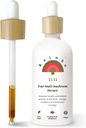 Rainbo - 11:11 Multi Mushroom Tincture - 11-in-1 Dual Extract Mushroom Blend - Comprehensive Immune Support, Brain Support, Liquid Lion's Mane & Turkey Tail, Vegan, Non GMO, 3.4 fl oz