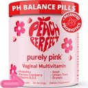 Purely Pink Prebiotic & Probiotics for Women Multivitamin, Vaginal Health Cranberry Supplement Vitamins, Supports pH Balance, Feminine Care, Urinary Tract Health, Healthy Flora and Odor, 30 Servings