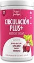 Santo Remedio Circulacion Plus, Nutritional Supplement, Beets Extract, Superfood for Circulation and Heart, Energy & Stamina, Supports Nitric Oxide and Circulation, Cherry Flavor, 30 Servings, Vegan